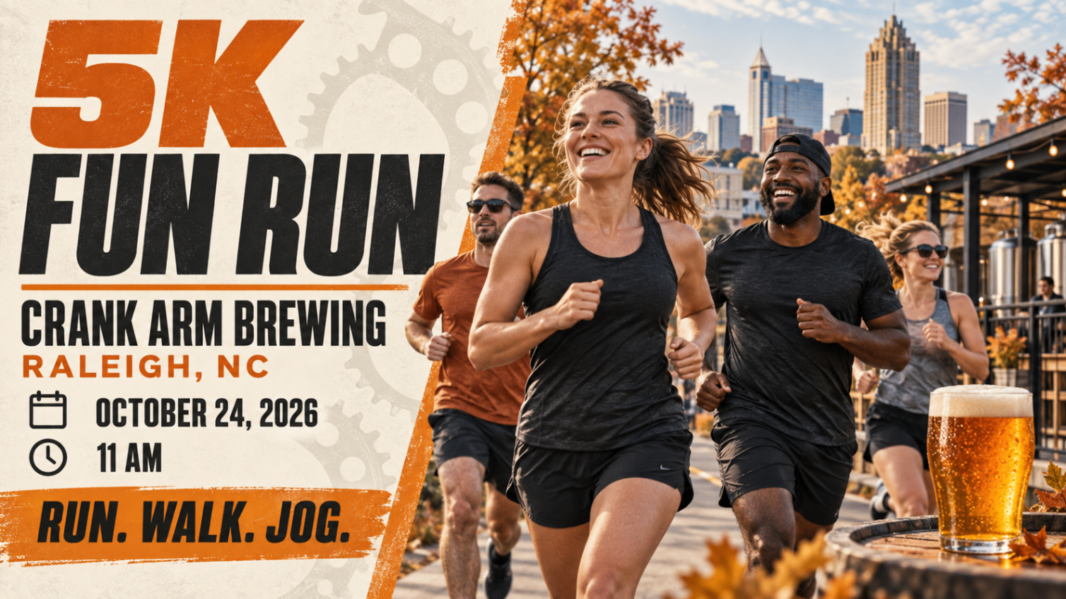 5K Fun Run x Crank Arm Brewing, 2026 NC Brewery Running Series